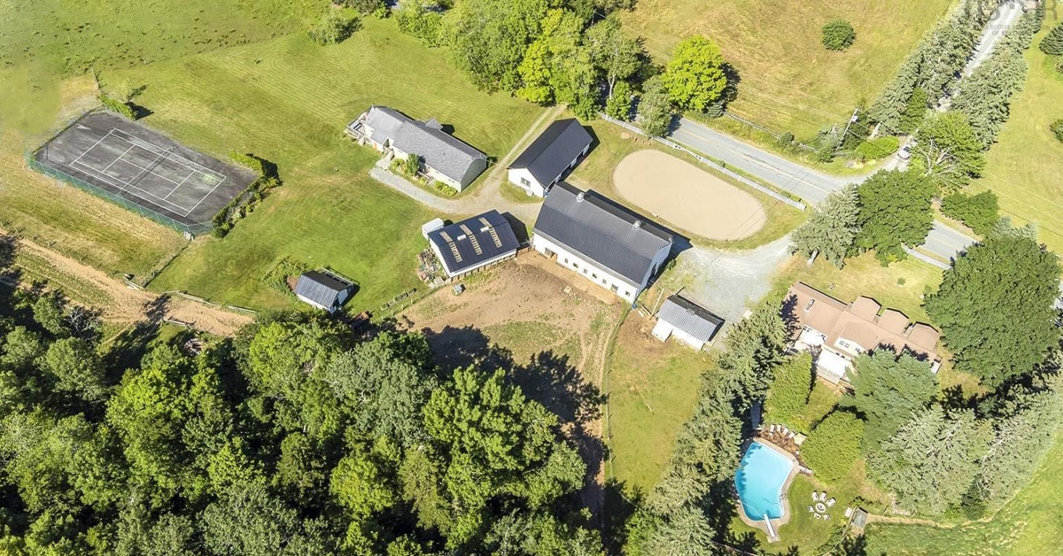 Thumbnail for $1,295,000 for a stunning property with two homes, barn and pool in Hillsvale, NS