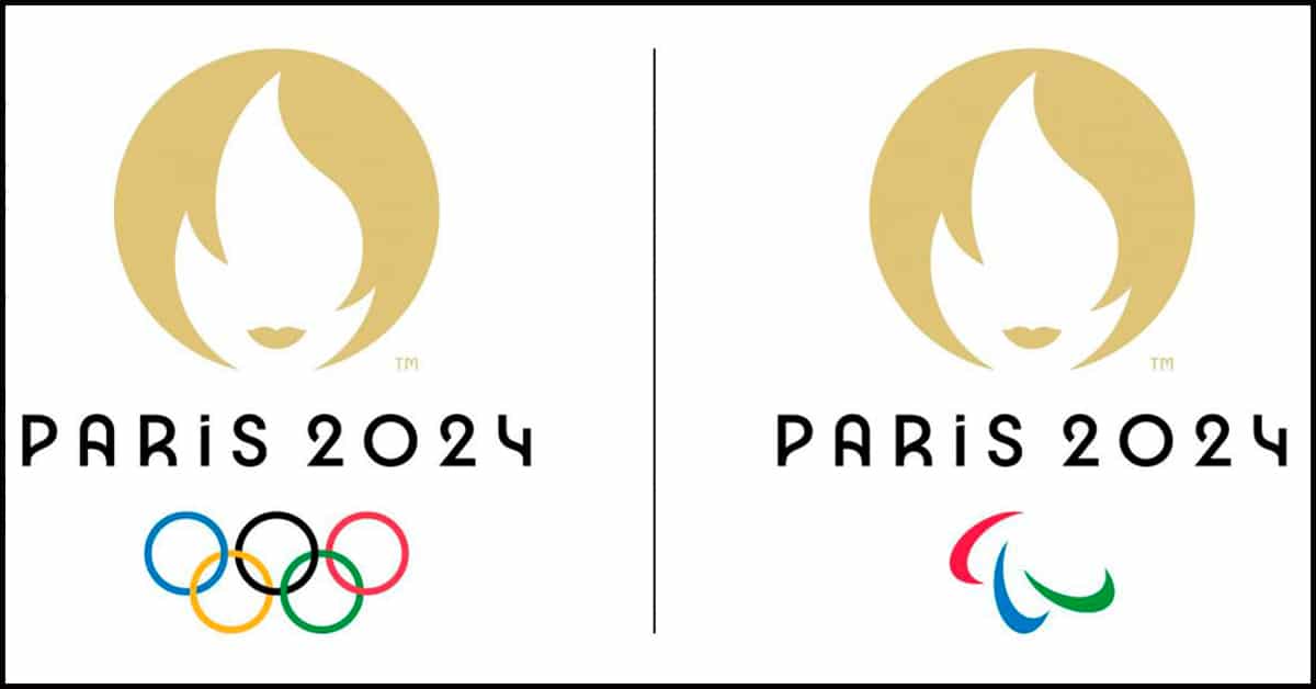 Paris Olympics logos.