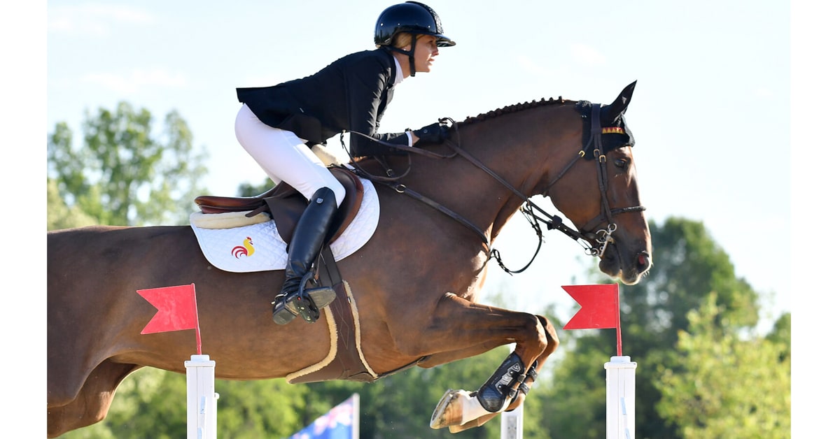 Thumbnail for Tiffany Foster and Electrique 2nd in Lexington Grand Prix