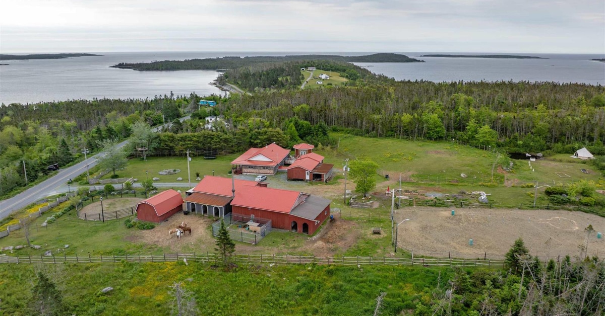 Thumbnail for $594,900 for a turnkey horse property with ocean views in Tangier, NS