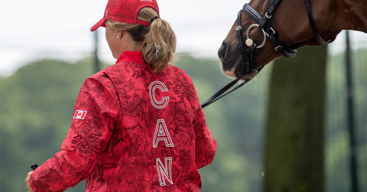 Thumbnail for Olympic Gallery: Canadians at Eventing First Inspection